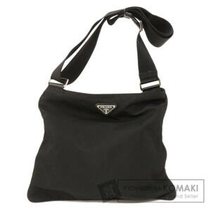 Prada Tessuto crossbody shoulder bag Black